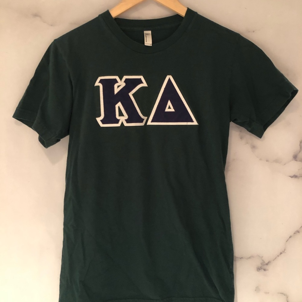 Kappa Delta Green Letter Shirt